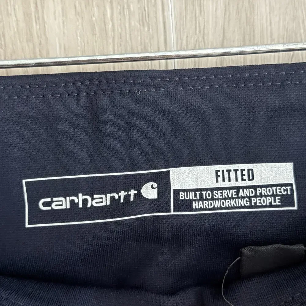 Carhartt Utility Leggings Womens Size Large Force Fitted Midweight Navy New NWT - Picture 5 of 11